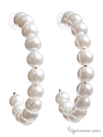 Серьги Bradex, цвет белый