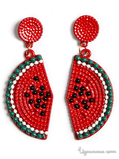 Серьги Bradex, цвет красный