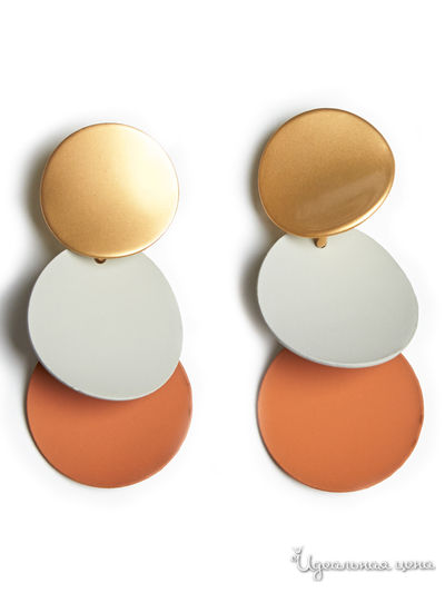 Серьги Bradex, цвет серый