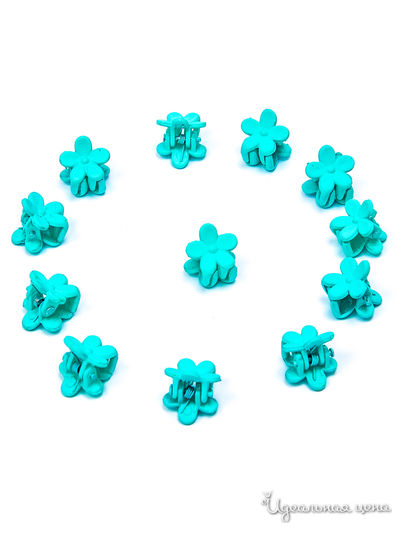 Набор заколок для волос, 12 шт Bradex, цвет голубой