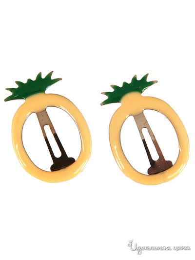 Набор заколок для волос, 2 шт Bradex, цвет желтый