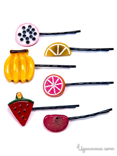 Набор заколок для волос, 6 шт Bradex, цвет мультиколор