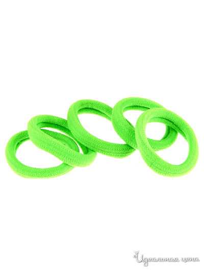 Набор резинок для волос, 5 шт Bradex, цвет салатовый