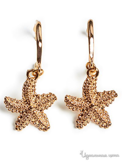 Серьги Bradex, цвет золотой