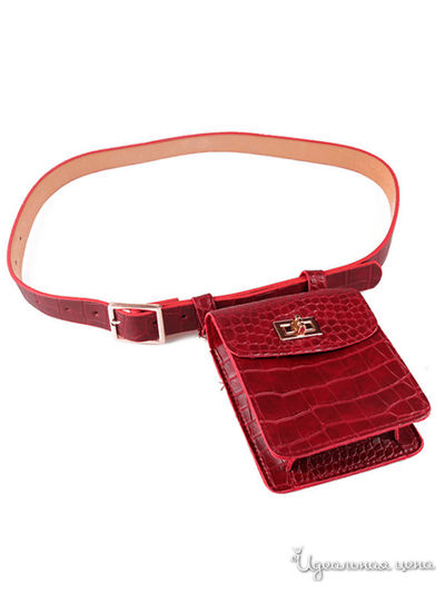 Поясная сумка на ремне Bradex, цвет красный