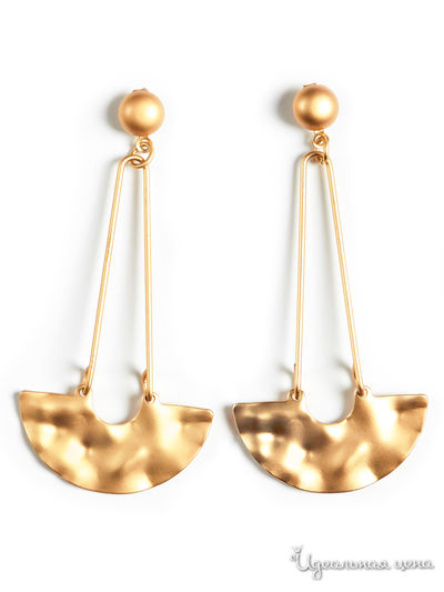 Серьги Bradex, цвет золотой