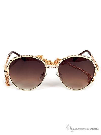 Очки солнцезащитные Bradex, цвет золотой, коричневый