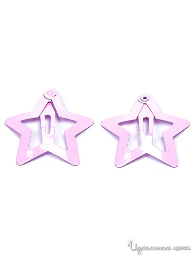 Набор мини заколок для волос, 2 шт Bradex, цвет розовый