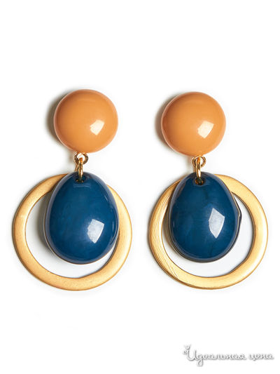 Серьги Bradex, цвет синий