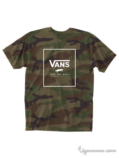 Футболка Vans, цвет хаки