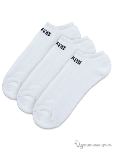 Носки, 3 пары Vans, цвет белый