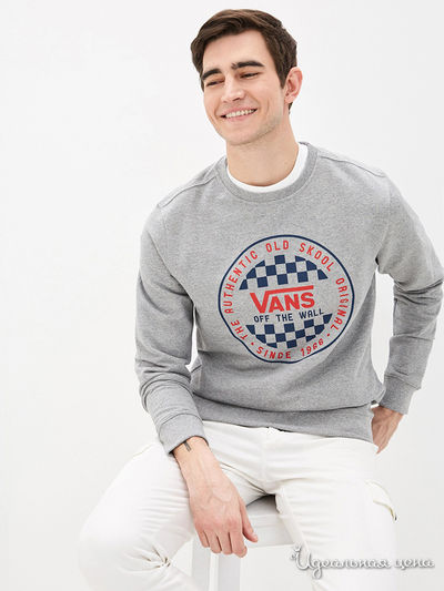 Толстовка Vans, цвет серый