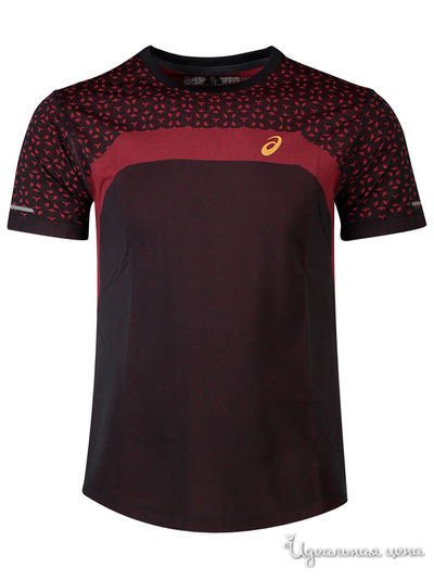 Футболка ASICS, цвет бордовый