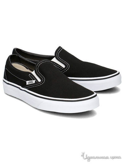 Слипоны Vans, цвет черный
