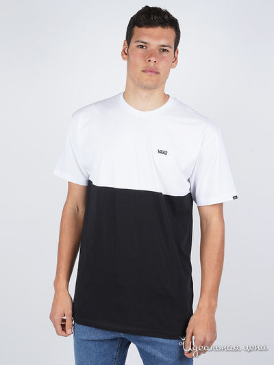 Футболка Vans, цвет черный, белый