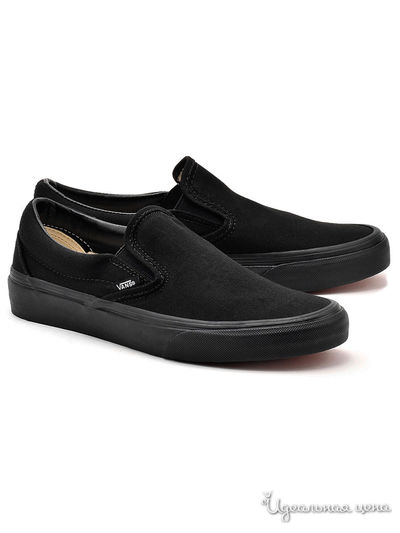 Слипоны Vans, цвет черный