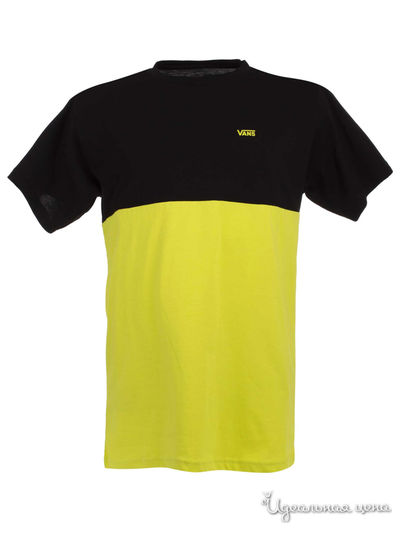 Футболка Vans, цвет черный, желтый