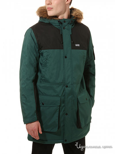 Куртка Vans, цвет зеленый