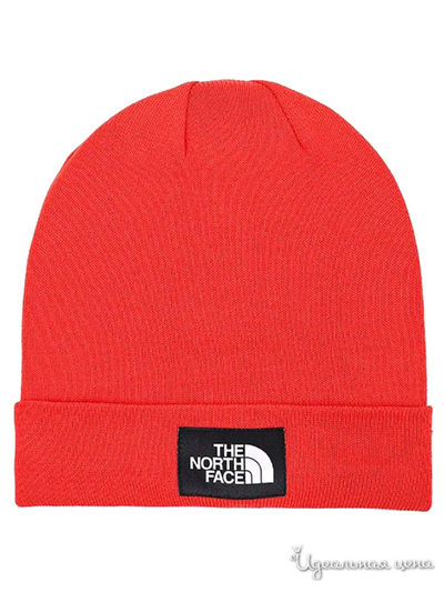 Шапка The North Face, цвет красный