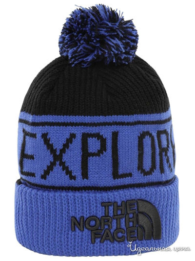 Шапка The North Face, цвет синий