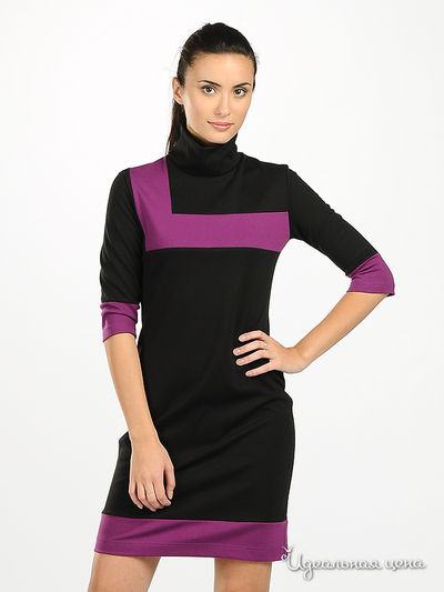 Платье Mari-Line, цвет цвет черный / фиолетовый