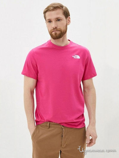 Футболка The North Face, цвет розовый