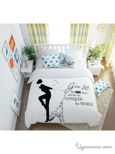 Комплект постельного белья односторонний, 2-спальный Сирень, цвет мультиколор