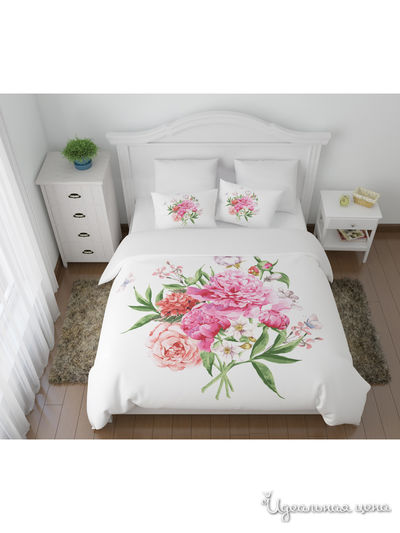 Комплект постельного белья односторонний, Семейный Сирень, цвет мультиколор