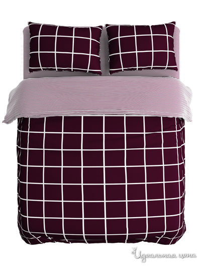 Комплект постельного белья двусторонний, 2-спальный Сирень, цвет мультиколор