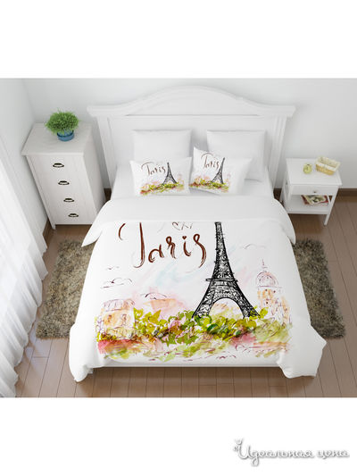 Комплект постельного белья односторонний, 2-спальный Сирень, цвет мультиколор