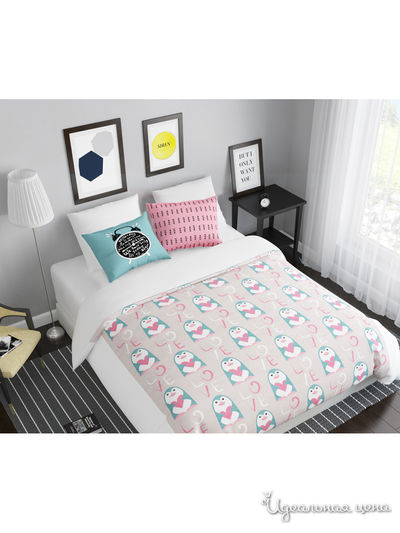 Комплект постельного белья односторонний, 2-спальный Сирень, цвет мультиколор