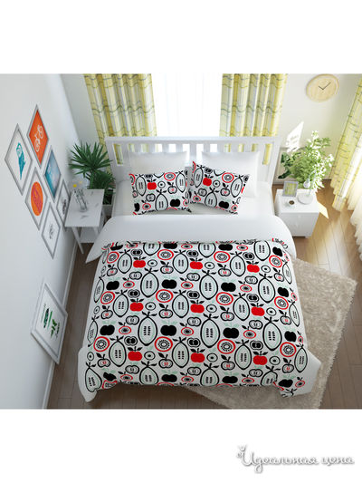 Комплект постельного белья односторонний, 2-спальный Сирень, цвет мультиколор