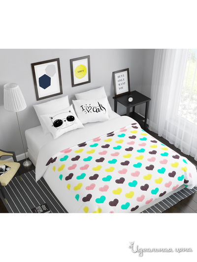 Комплект постельного белья односторонний, Семейный Сирень, цвет мультиколор