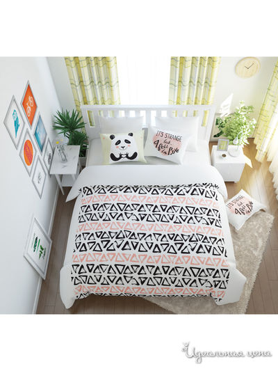 Комплект постельного белья односторонний, Семейный Сирень, цвет мультиколор