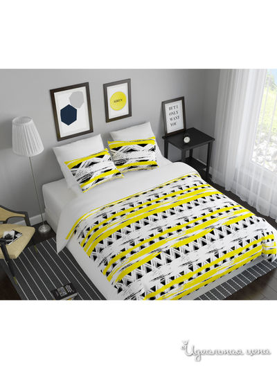 Комплект постельного белья односторонний, 1,5-спальный Сирень, цвет мультиколор