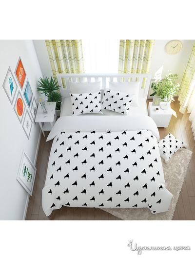 Комплект постельного белья односторонний, Семейный Сирень, цвет мультиколор