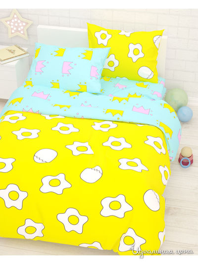 Комплект постельного белья двусторонний, 2-спальный Сирень, цвет мультиколор