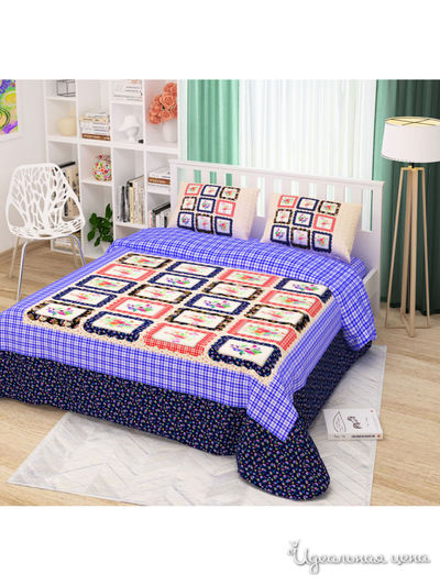 Комплект постельного белья двусторонний, Семейный Сирень, цвет мультиколор