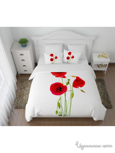 Комплект постельного белья односторонний, Семейный Сирень, цвет мультиколор