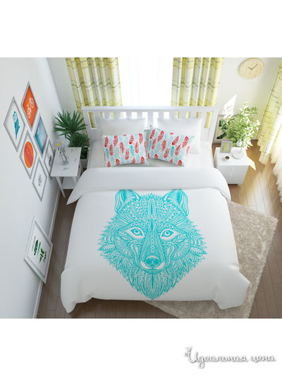 Комплект постельного белья односторонний, 2-спальный Сирень, цвет мультиколор