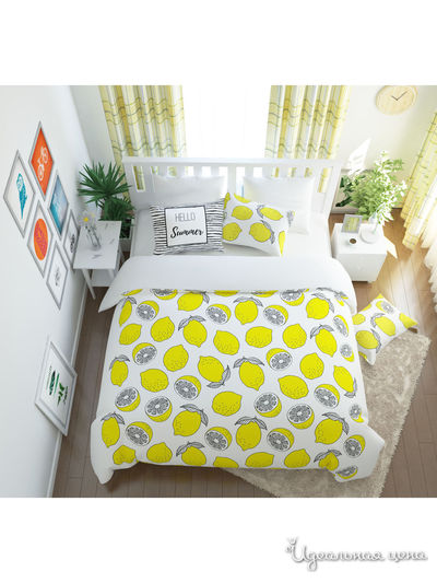 Комплект постельного белья односторонний, 2-спальный Сирень, цвет мультиколор