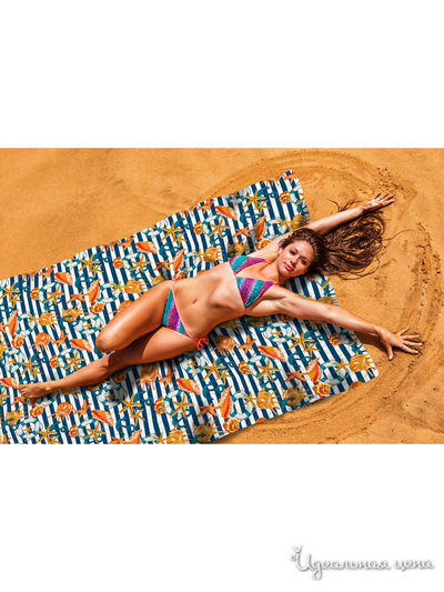 Пляжное покрывало, 145*200 см Сирень, цвет мультиколор