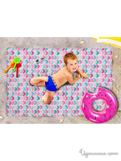 Пляжное покрывало, 90*140 см Сирень, цвет мультиколор