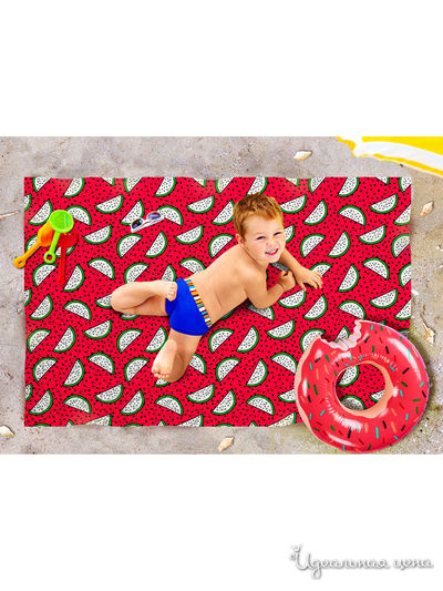 Пляжное покрывало, 90*140 см Сирень, цвет красный