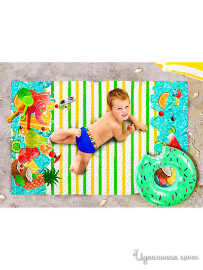 Пляжное покрывало, 90*140 см Сирень, цвет мультиколор