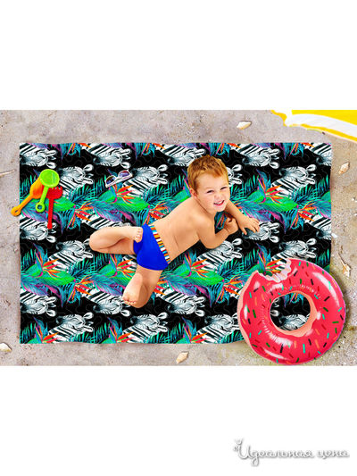 Пляжное покрывало, 90*140 см Сирень, цвет мультиколор