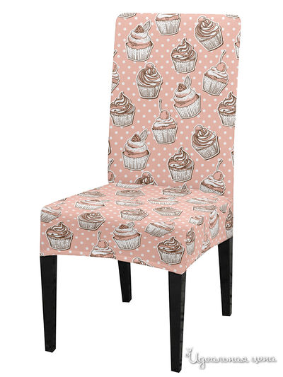 Чехол на стул, универсальный, 40 см Сирень