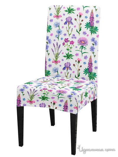 Чехол на стул, универсальный, 40 см Сирень