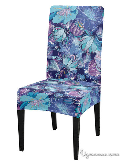Чехол на стул, универсальный, 40 см Сирень