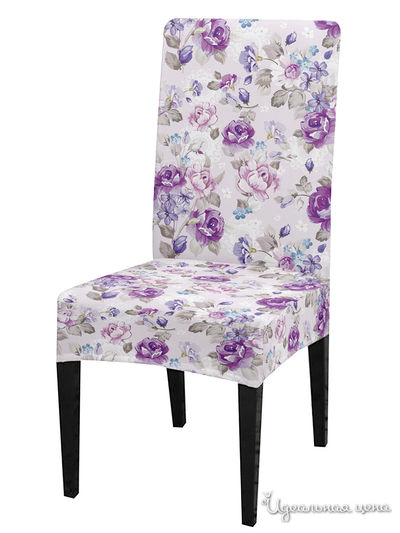 Чехол на стул, универсальный, 40 см Сирень